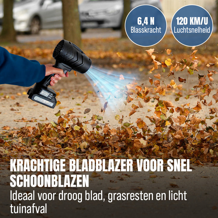 BluMill Turbo Draadloze Bladblazer op Accu
