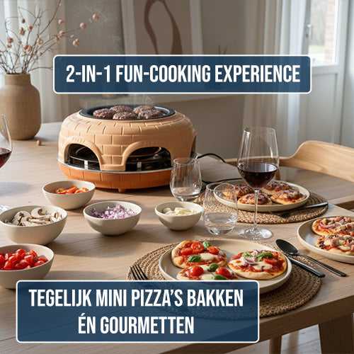 BluMill Mini Pizza Oven met Gourmetstel BluMill Shop BluMill