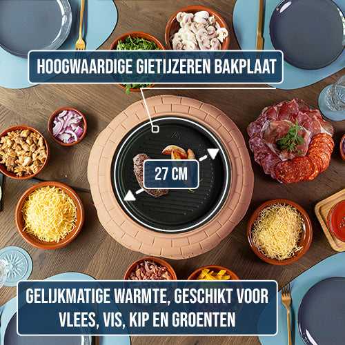 BluMill Mini Pizza Oven met Gourmetstel BluMill Shop BluMill