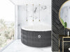 BluMill Spa Pool London in kleur antraciet en wit